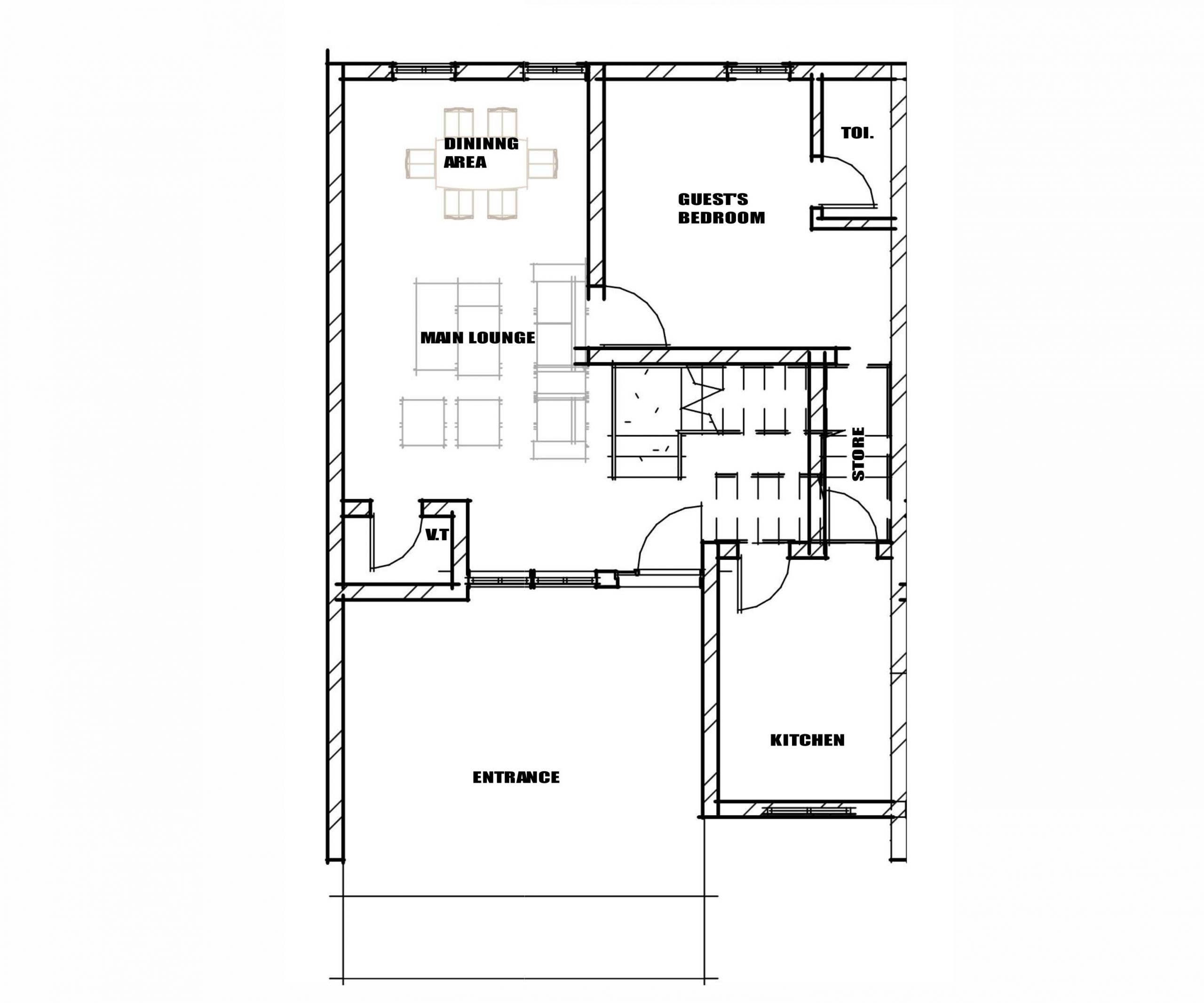 3 Bedroom plan 1